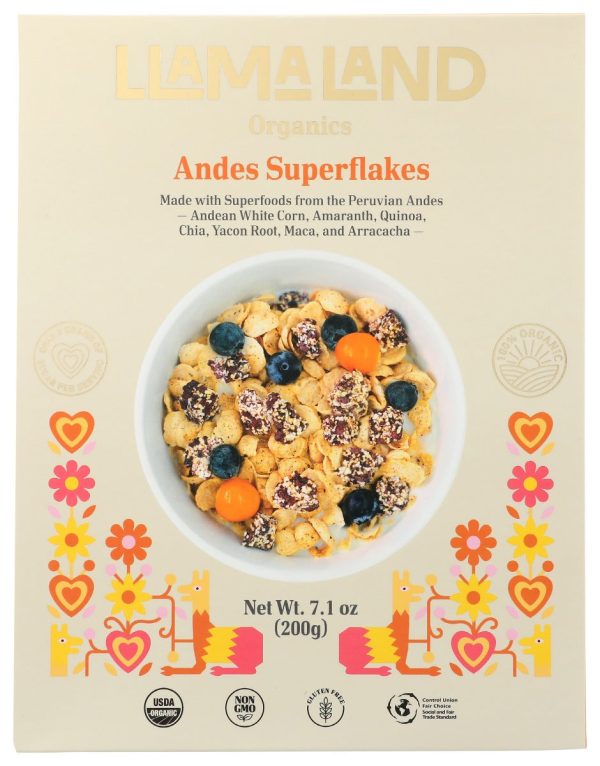 LLAMALAND ORGANICS: Cereal Andes Superflakes, 7.1 oz Hot on Sale